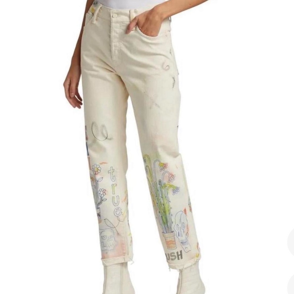 Cute one of a kind mother jeans!